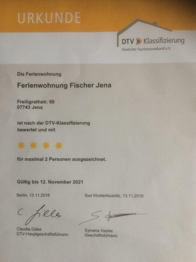 Ferienwohnung Fischer Ена Экстерьер фото